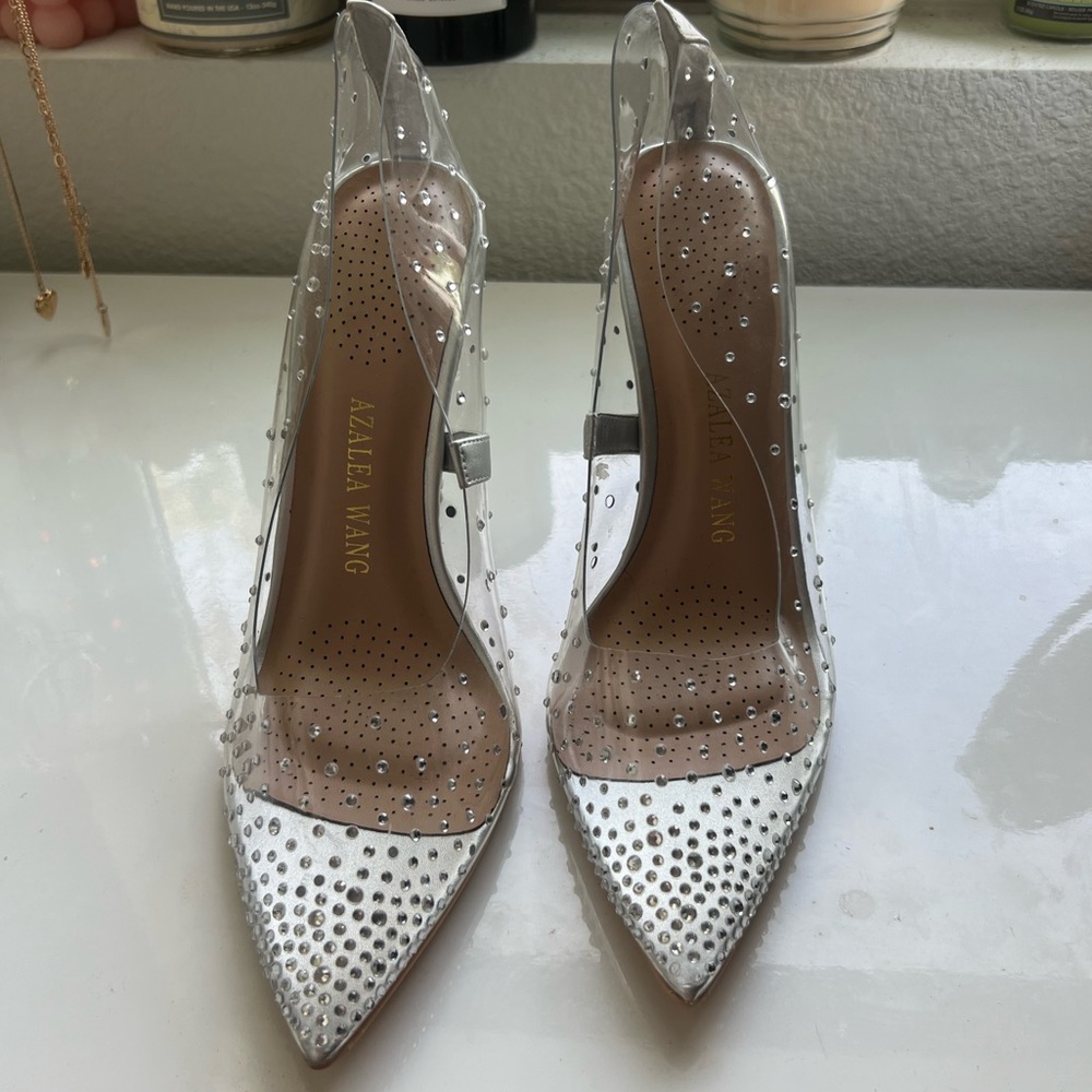 Azelea Wang Rhinestone Heels